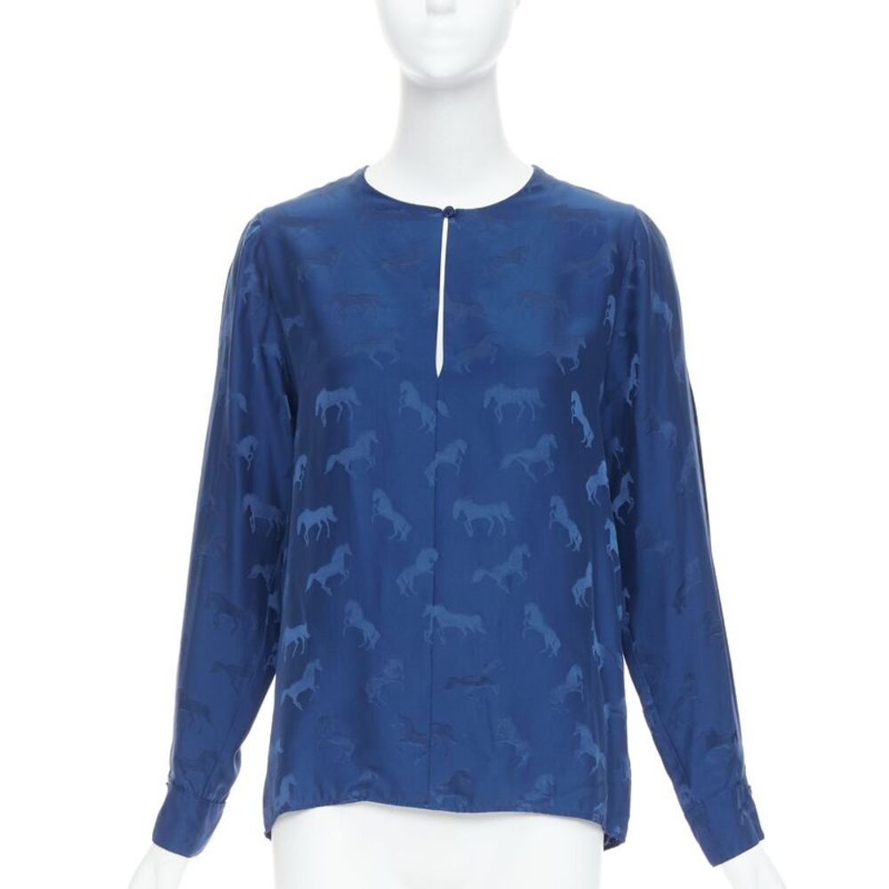 Stella Mccartney Viscose Silk Horse Shirt